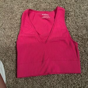 pink athletic top